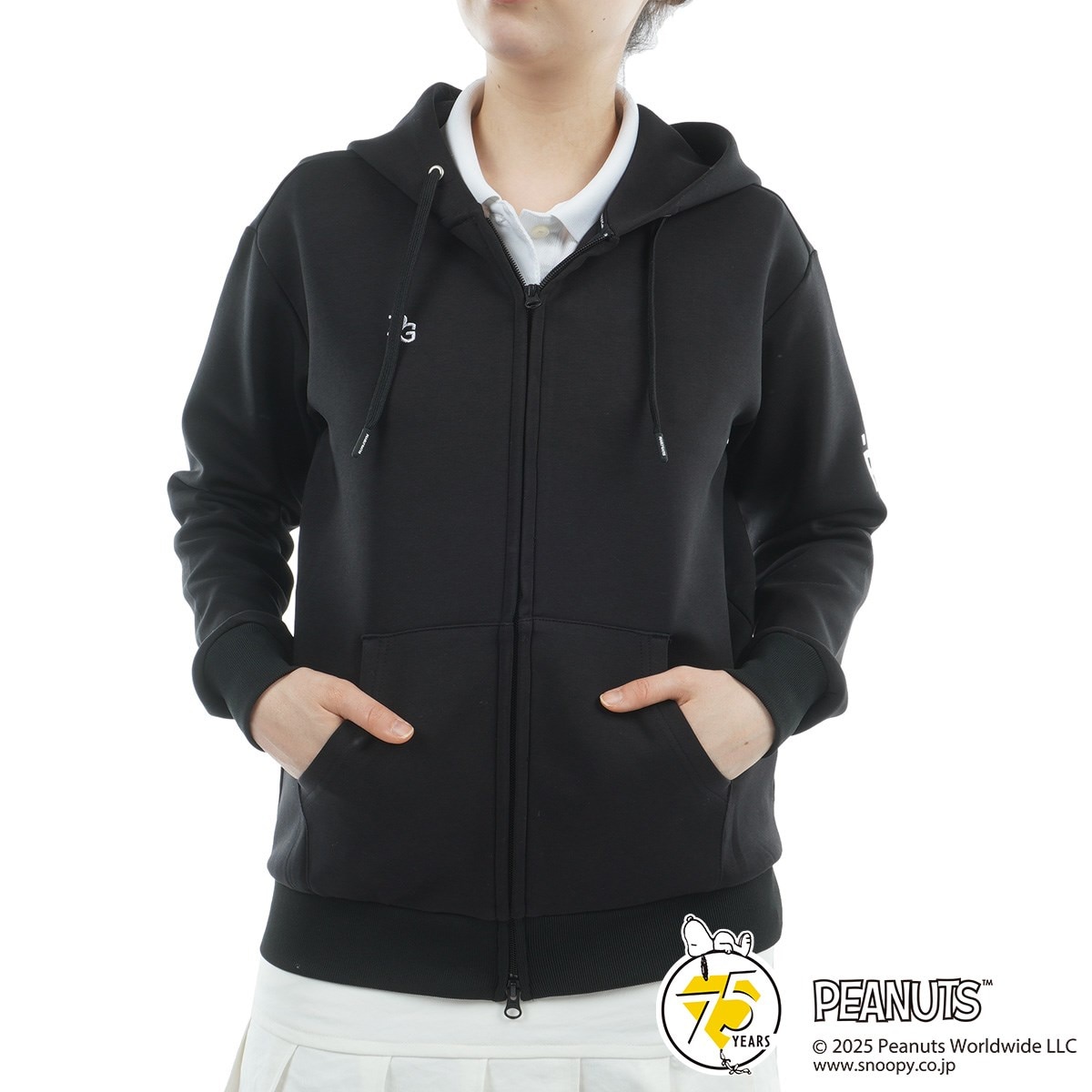 SNOOPY COEコットンAir 長袖スウェットフーディー レディス(中間着