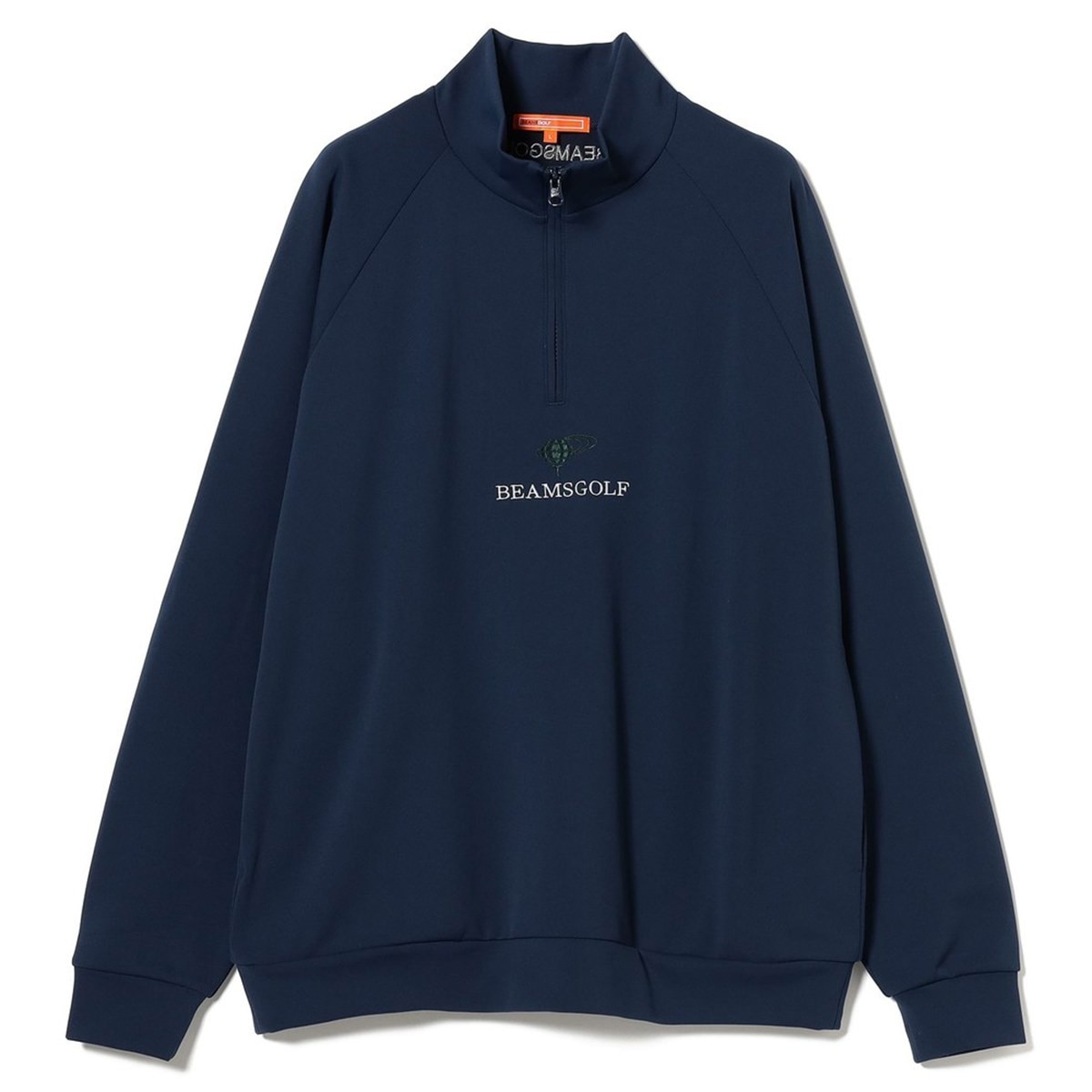 ORANGE LABEL センター刺繍ロゴ ハーフジップ プルオーバー(中間着