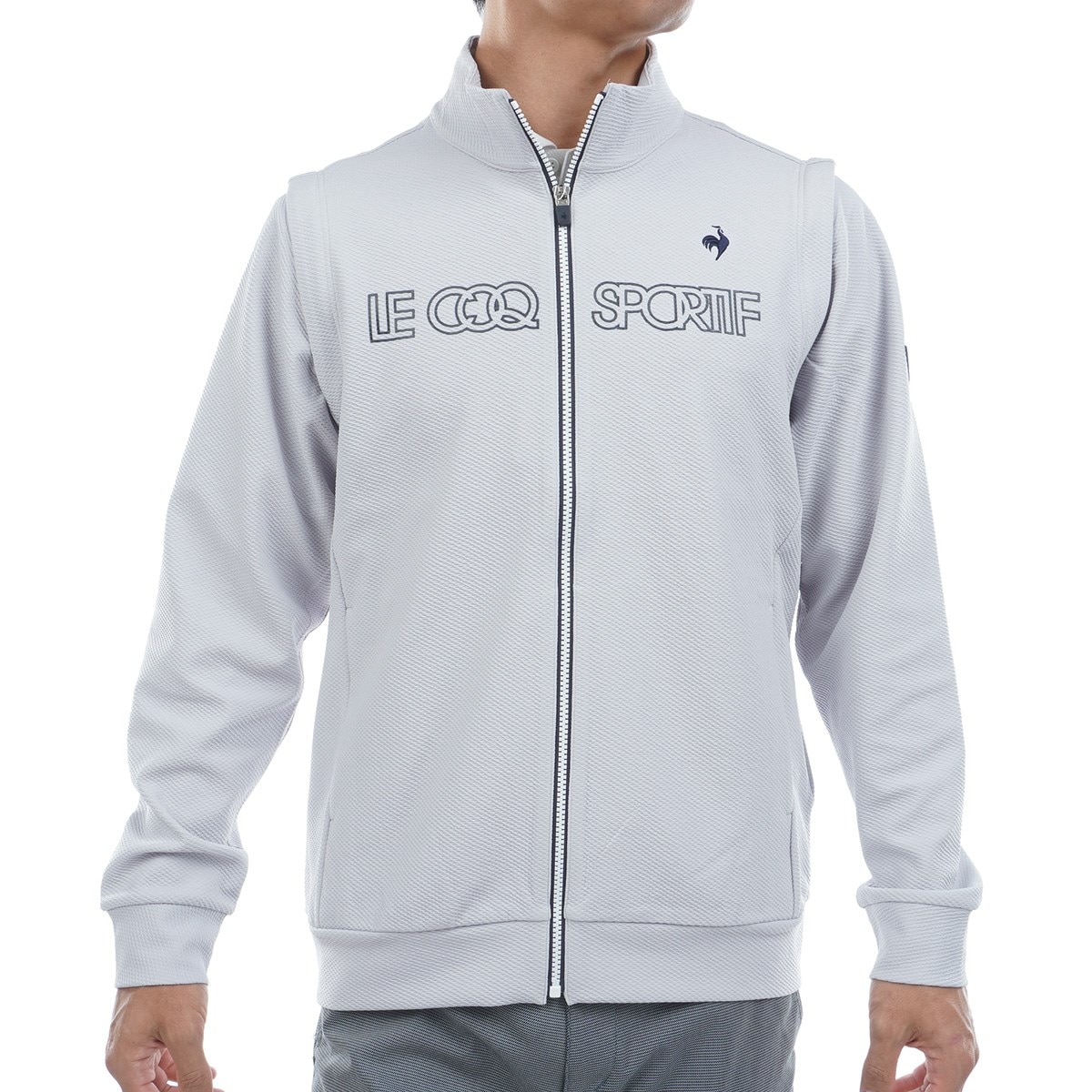 ストレッチ 2WAYカットソージャケット(アウター(ブルゾン、ウインド