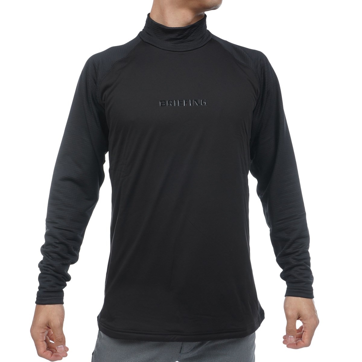 ストレッチ ウインドブロック ハイネック長袖シャツ(長袖シャツ