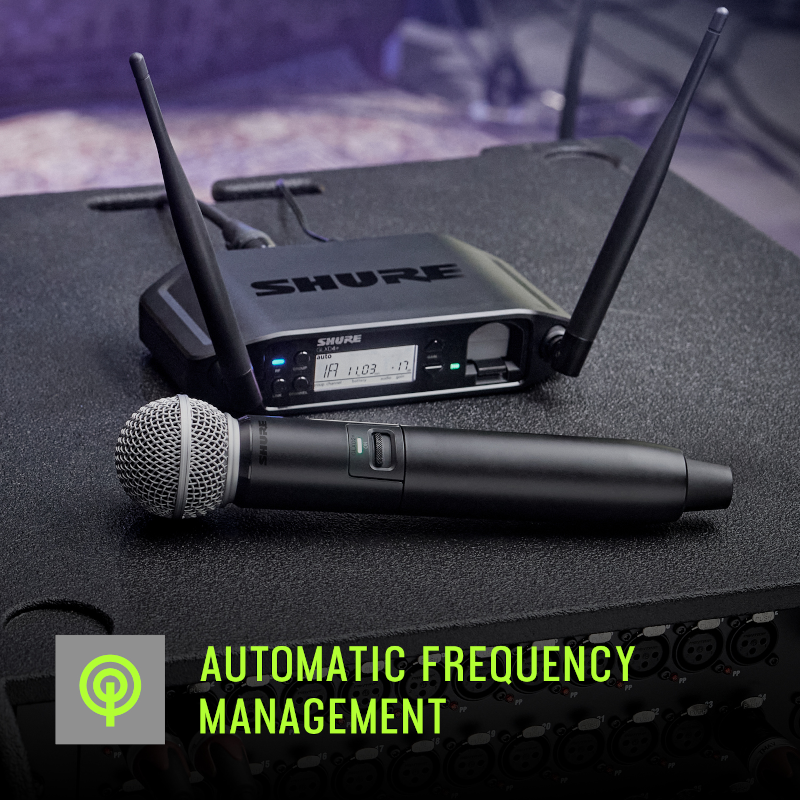 GLXD24+/SM58-Z4 Digital Wireless Handheld System with SM58® Vocal