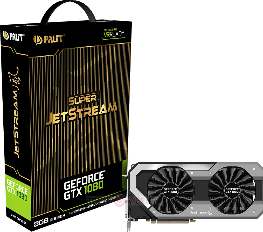 Palit Announces the GeForce GTX 1080 GameRock and Super JetStream