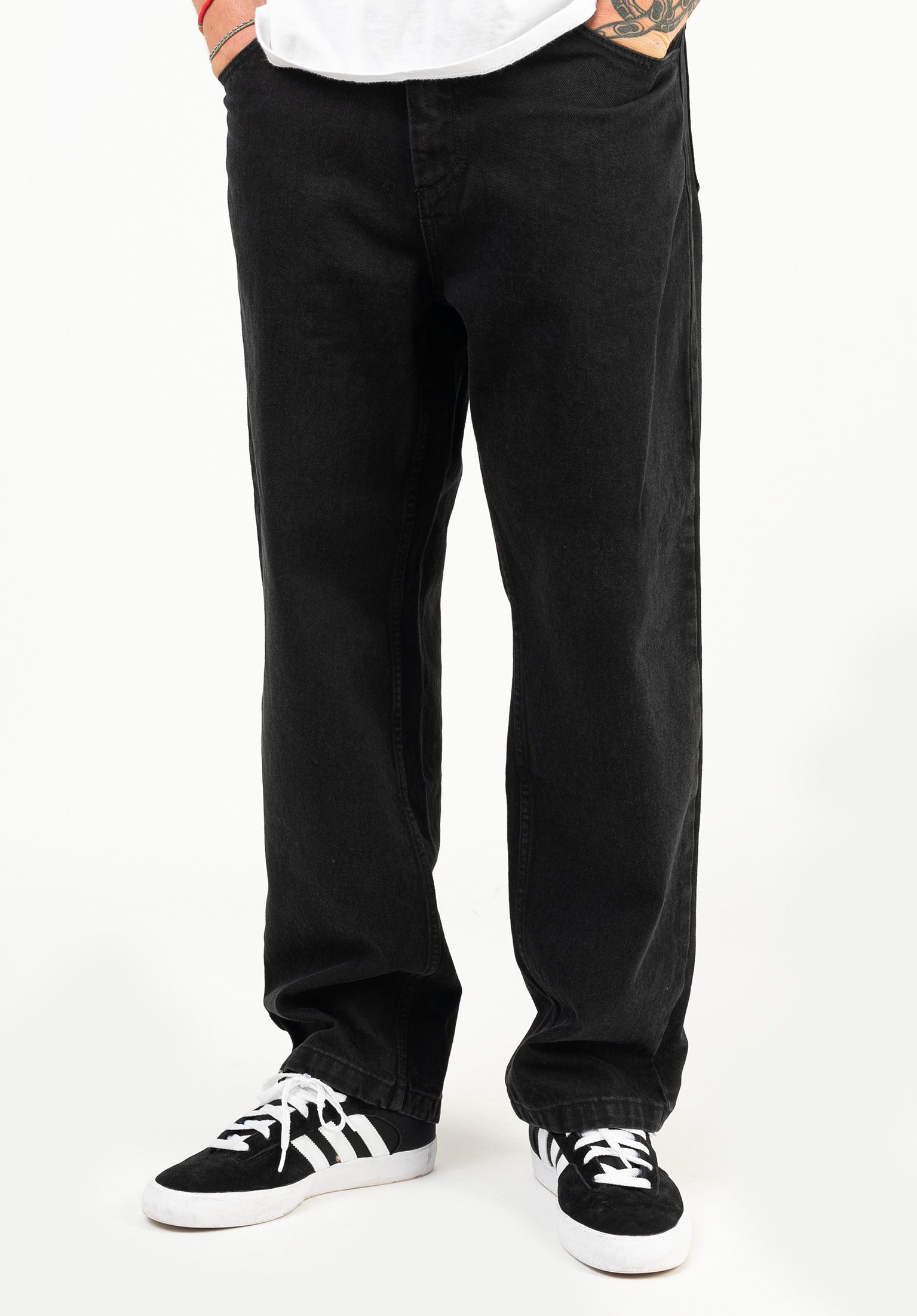 93! Denim Polar Skate Co Jeans in pitchblack for men – TITUS