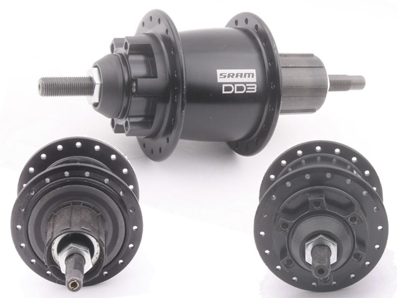 CYCLETECH-IKD : SRAM Dual Drive III Disc Gear Hub Black
