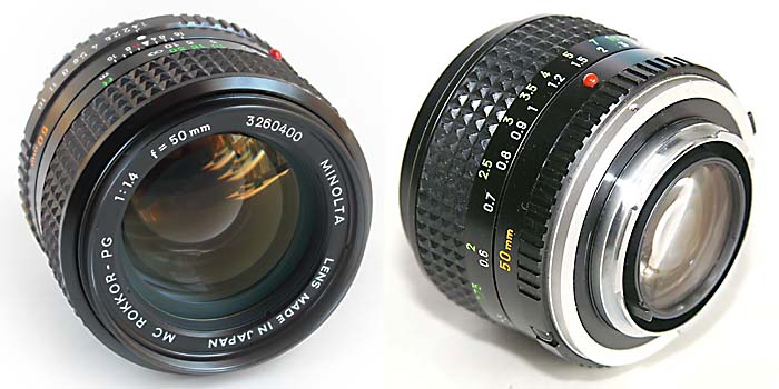 MINOLTA MC ROKKOR-PG 50mm F1.4