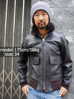 SCHOTT [ショット] 675 G-1 GOATSKIN ブラウン-Jalana