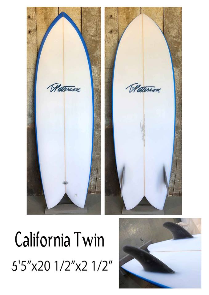 2018T.Patterson surfboards NEW MODEL ”CALIFORNIA TWIN”が登場！ | K