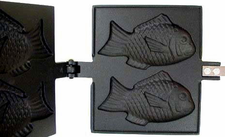 岩鋳・たい焼き器 今川焼器 ワッフルセット／本場盛岡南部鉄器