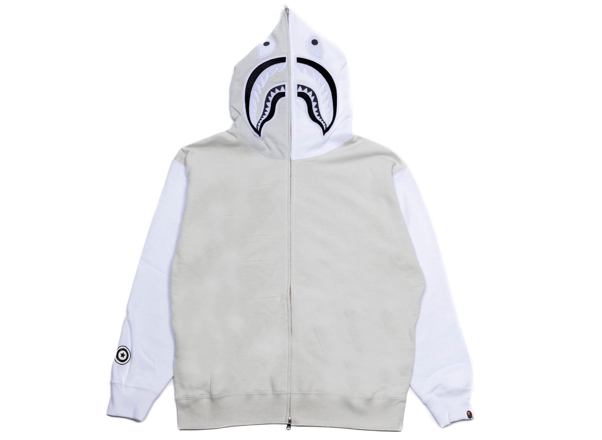 A Bathing Ape Shark Full Zip Hoodie #1 M in Grey – Oneness Boutique