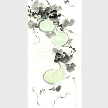 ◇ 水嶋征夫 [ 喜心前進 ] ◇ 日本画・水墨画家