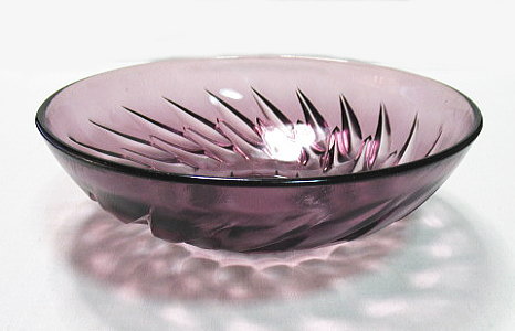 アールデコ ウランガラス紫中鉢 | 骨董 通販