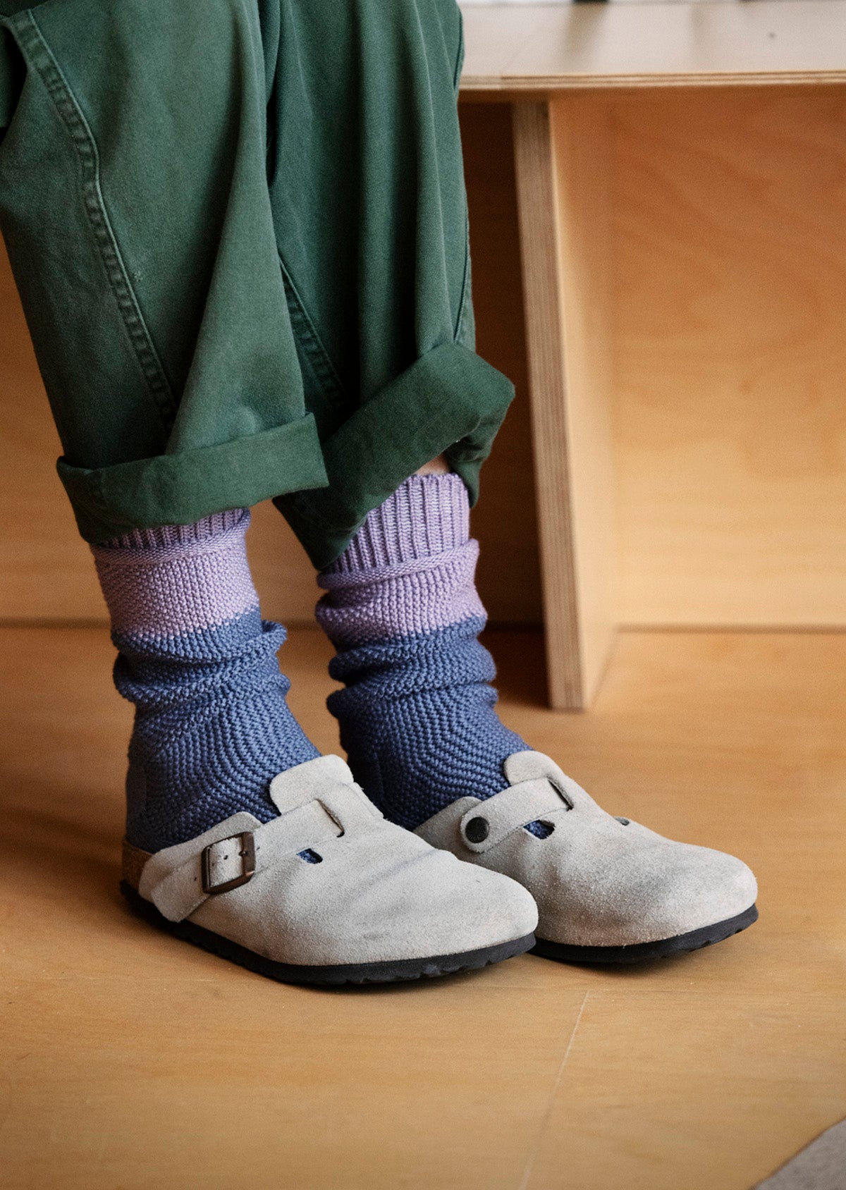 シードステッチ（鹿の子編み）ソックス - R1610 ｜靴下｜ROTOTO公式