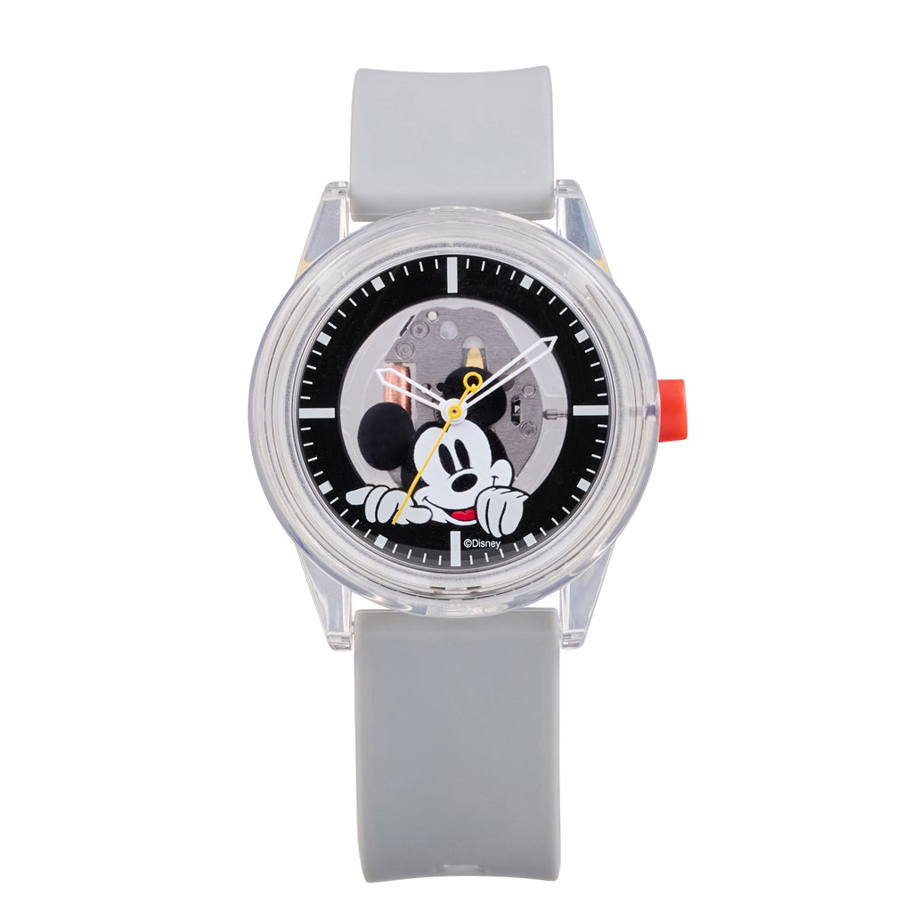 Disney Collection ミッキー グレー：ウィンドウ – Q&Q SmileSolar