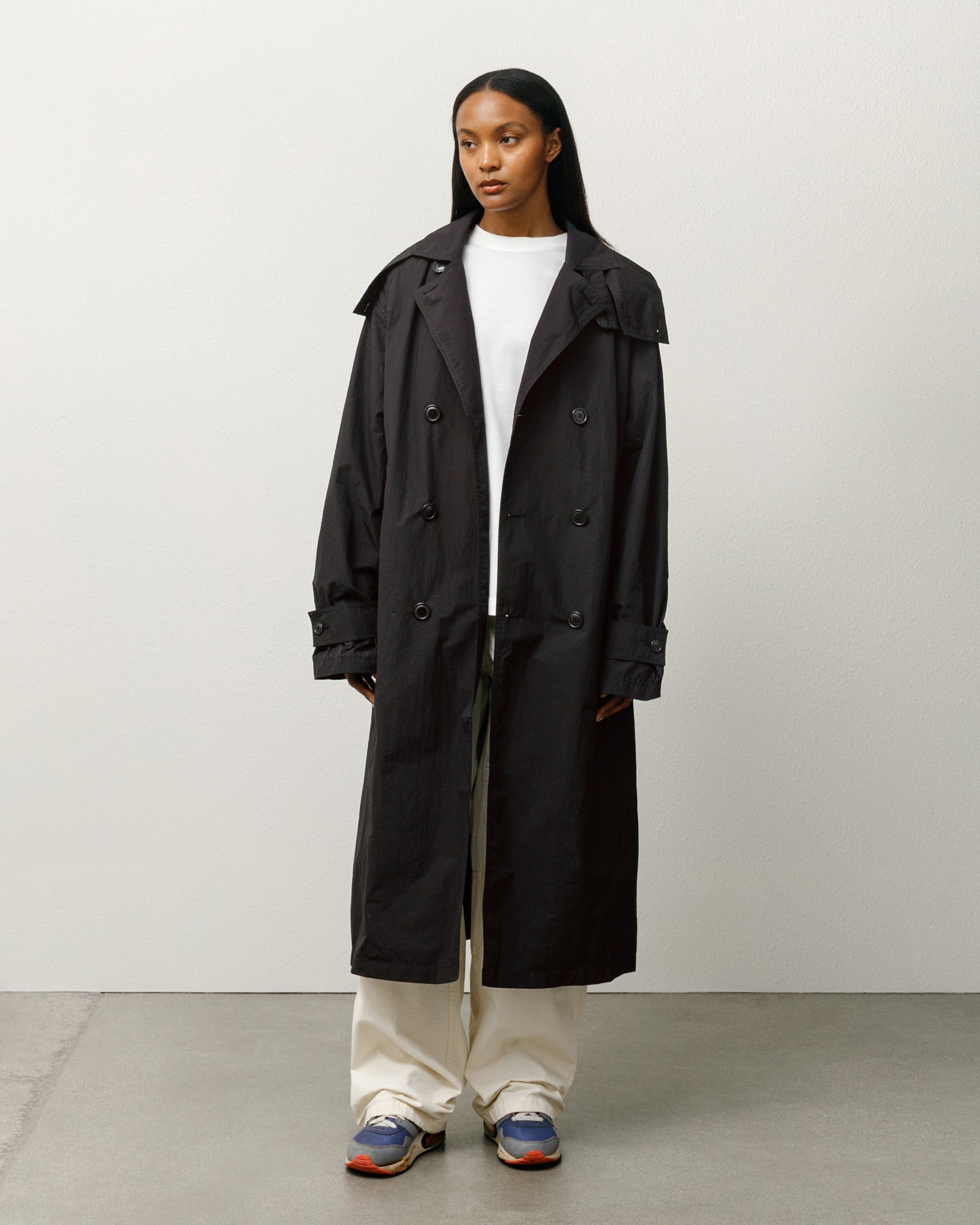 Lightweight Surfman Trench – Black | Outerwear | Stüssy
