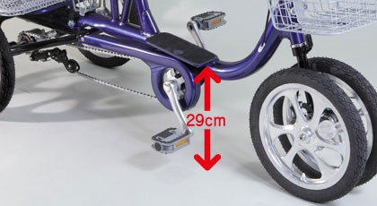 シニア自転車 四輪自転車 ユニバーサルサイクル/aeroクークルM II