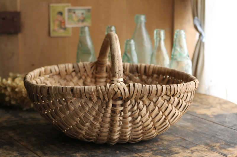 フランス アンティークパニエ 蚤の市 フランスアンティークパニエ