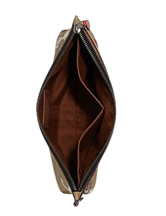Coach Coach X Peanuts Carry All Pouch In Signature Canvas With