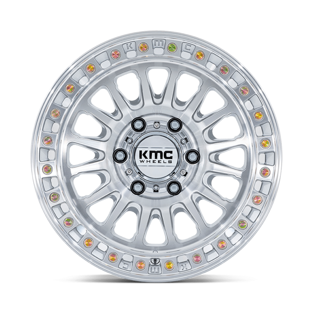 KMC KM552 GLOSS SILVER W/ MACHINED FACE IMS Wheel – CJC Off Road