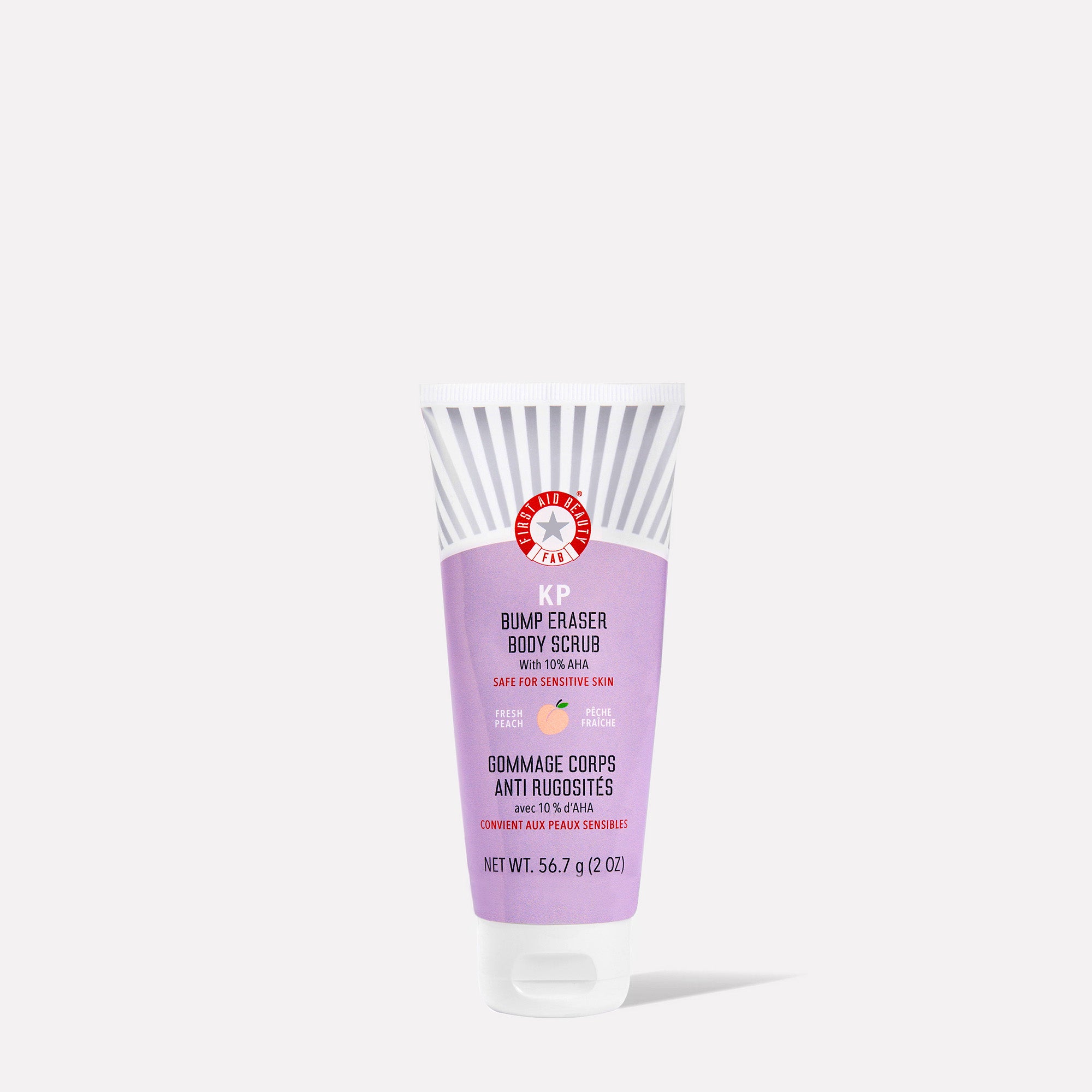 KP Bump Eraser Body Scrub 10% AHA Fresh Peach Travel Size – First