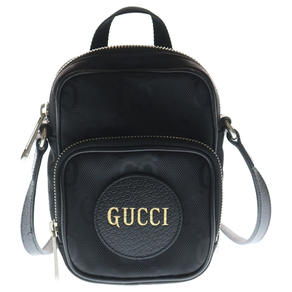 GUCCI(グッチ) オフ ザ グリッド GGキャンバス レザー ショルダー