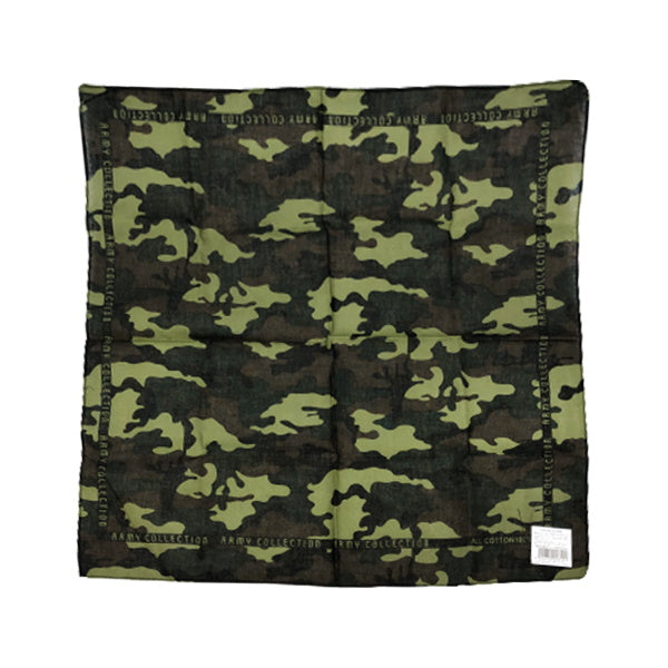まとめ買い】バンダナ 迷彩柄 グリーン 1535/057173 | ワッツ
