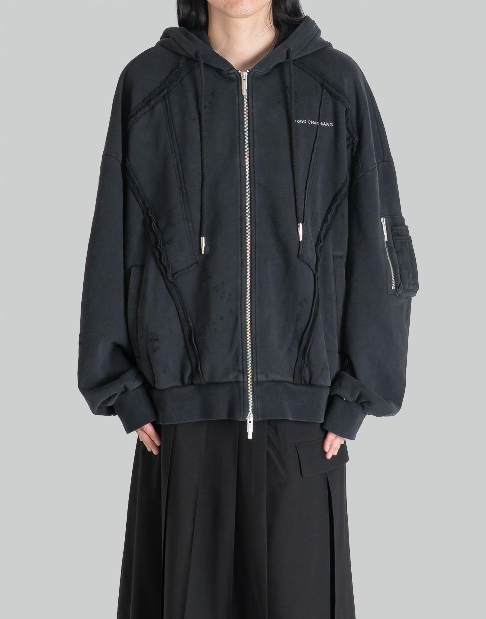 FENG CHEN WANG DECONSTRUCTION ZIP HOODIE – 082plus