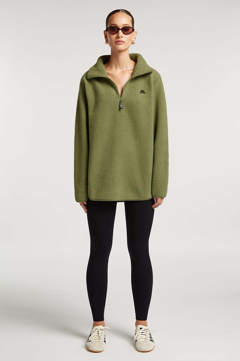 LENNOX Half-Zip Sage | 4TH ARQ
