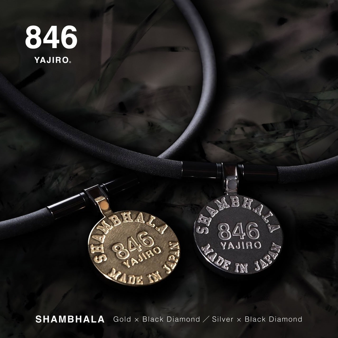 スポーツネックレス〕 NEW SHAMBHALA Necklace 【Silver×Black Diamond