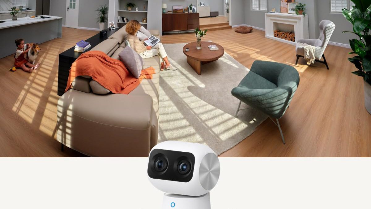 Keep your eyes on the whole room with Anker's eufy S350 indoor