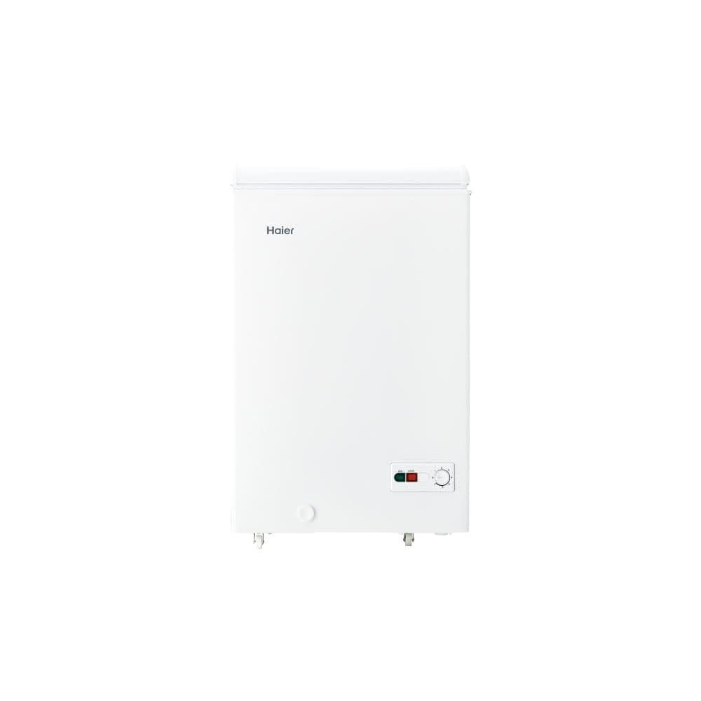 配送のみ/設置取付無し】ハイアール 上開き式冷凍庫 100L JF-HSC10A(W