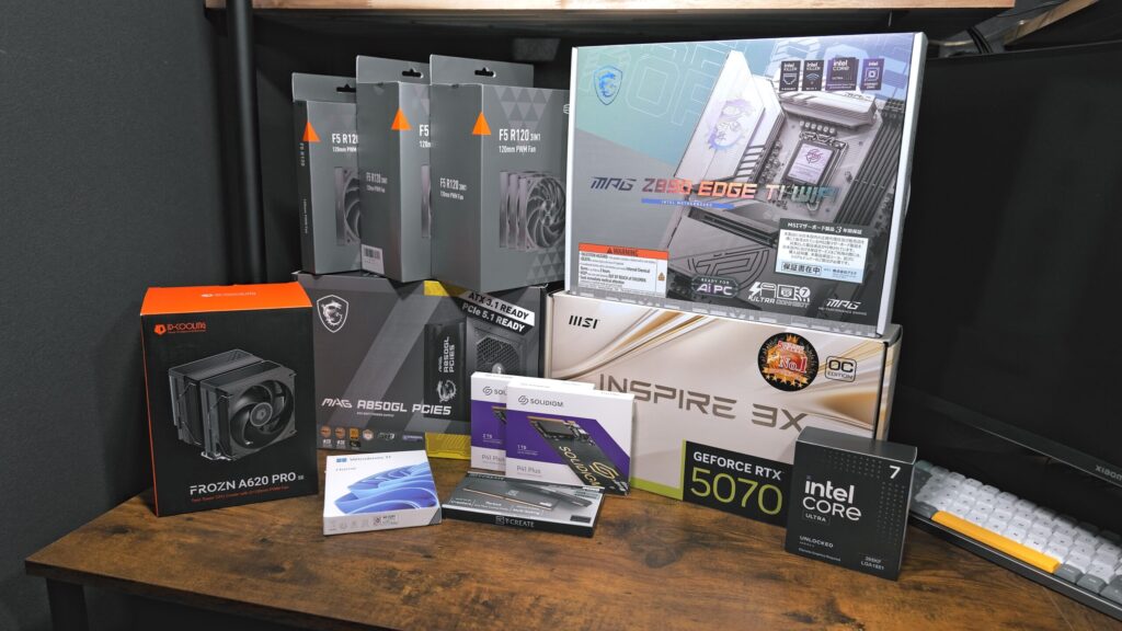初自作PC体験が最高すぎて泣いた…！