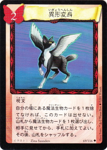 属性「変身術」(5 枚)｜ハリー・ポッター トレーディングカードゲーム