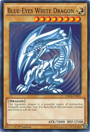Blue-Eyes White Dragon (Version 2) - Legendary Decks II - YuGiOh