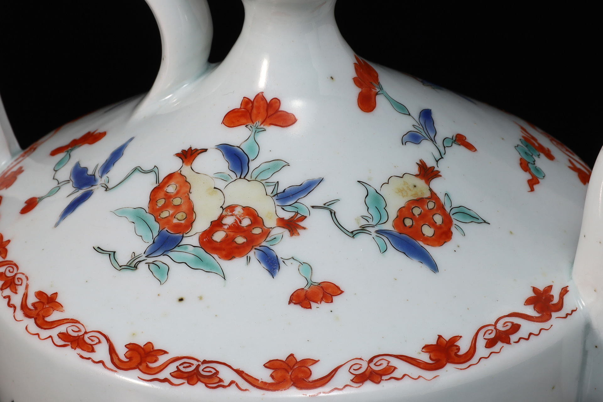 柿右衛門色絵鳳凰唐草文水注（江戸時代） - 天平堂（TENPYODO）