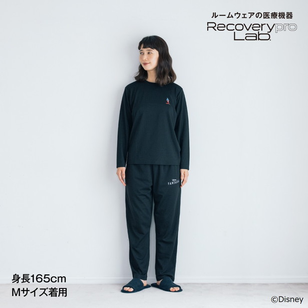 上下セット／Mサイズ Disney FANTASIA 疲労回復ウェアBOOK Recoverypro