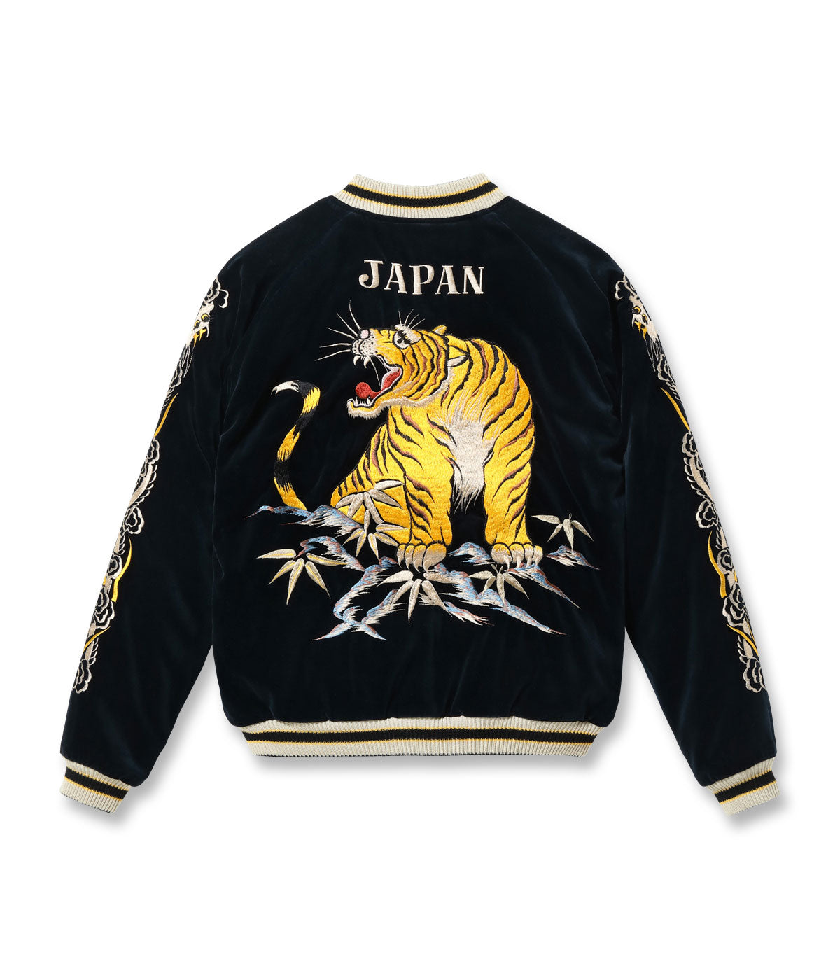 Mid 1950s Style Velveteen Souvenir Jacket “ROARING TIGER” × “JAPAN