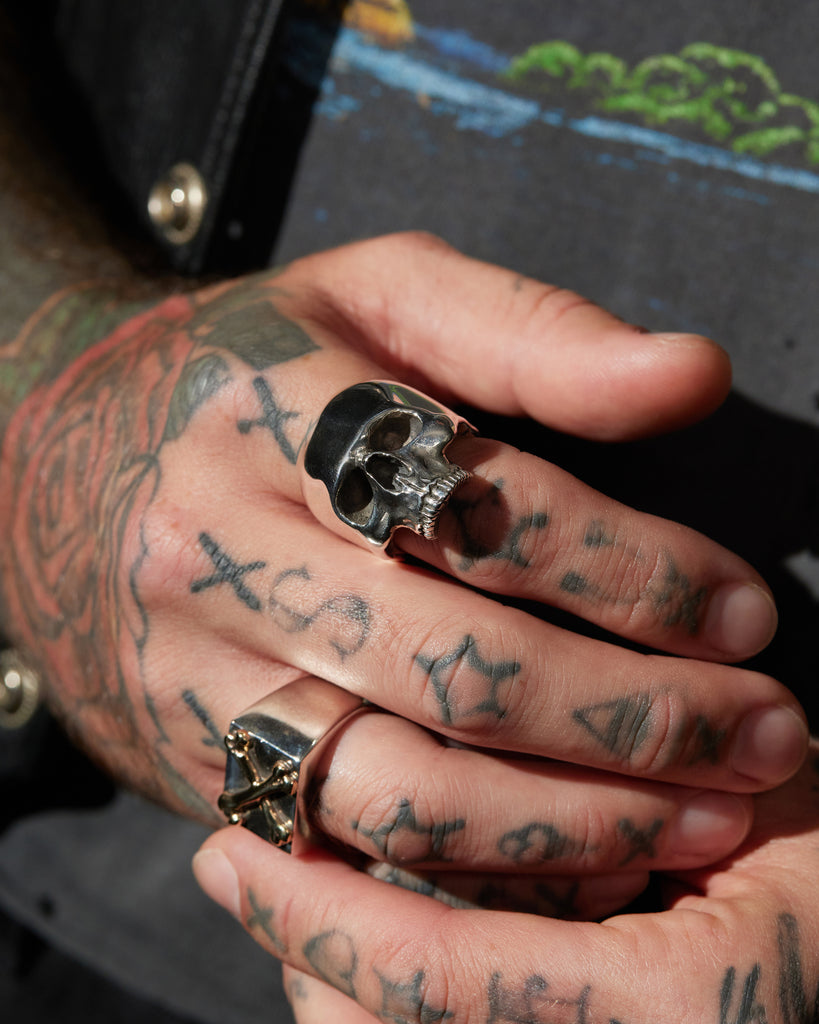 Jawless Medium Anatomical Skull Ring – The Great Frog London