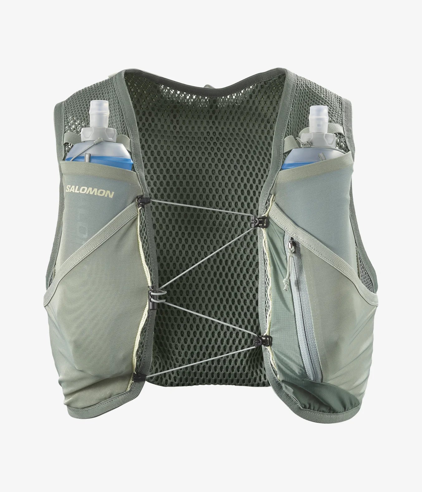 Salomon - Active Skin 4 Running Vest with Flasks Included (Unisex