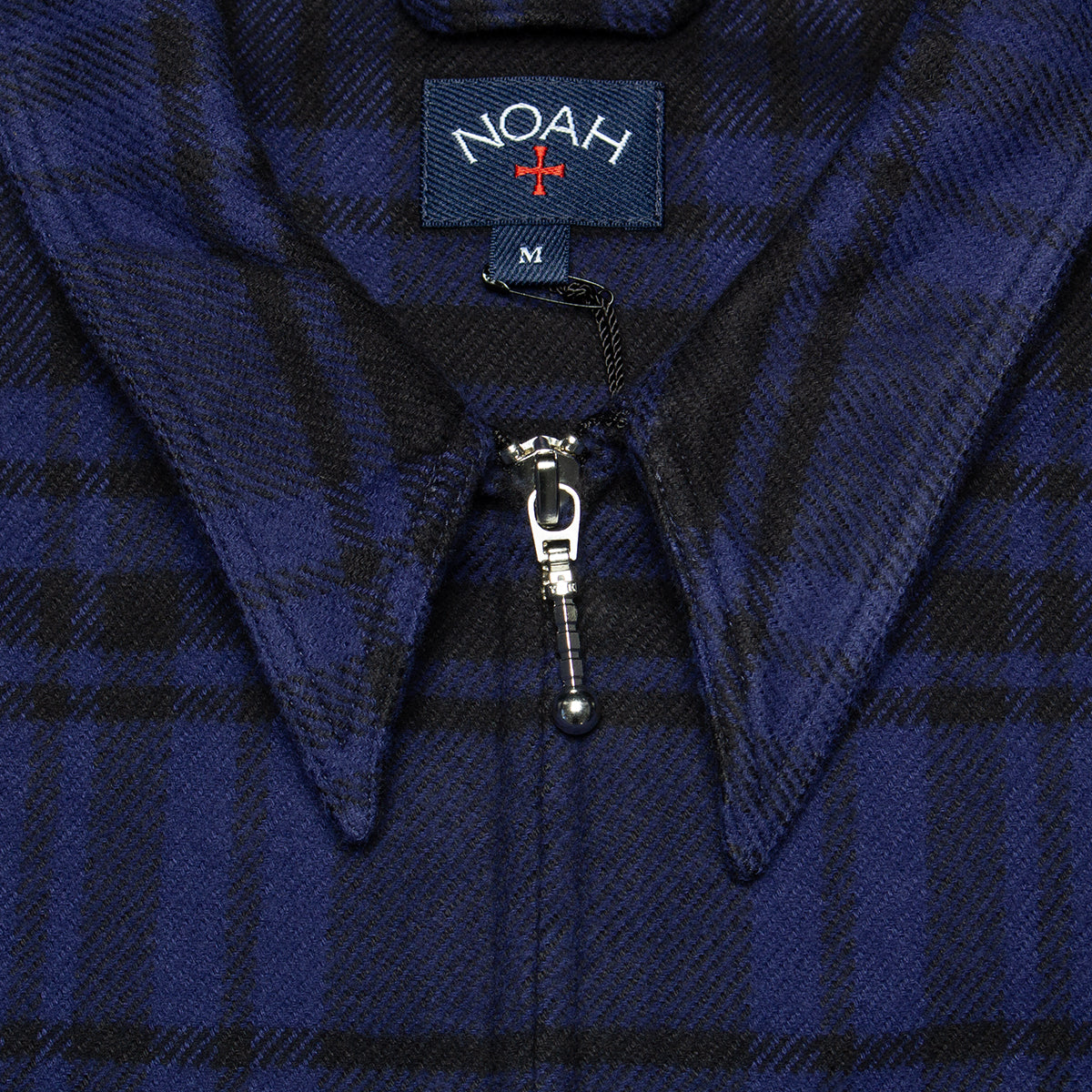 希少XL NOAH ヘビーウエストジップアップフランネルシャツジャケット
