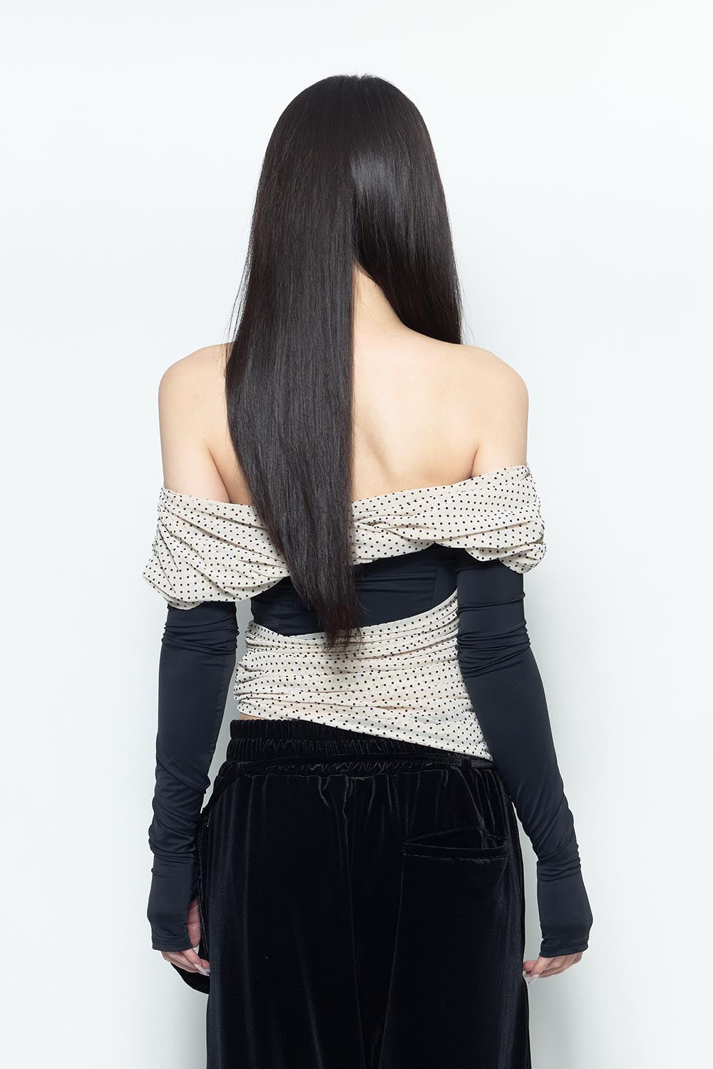 THEREDTHREAD / ザレッドスレッド】S dot off shoulder tops