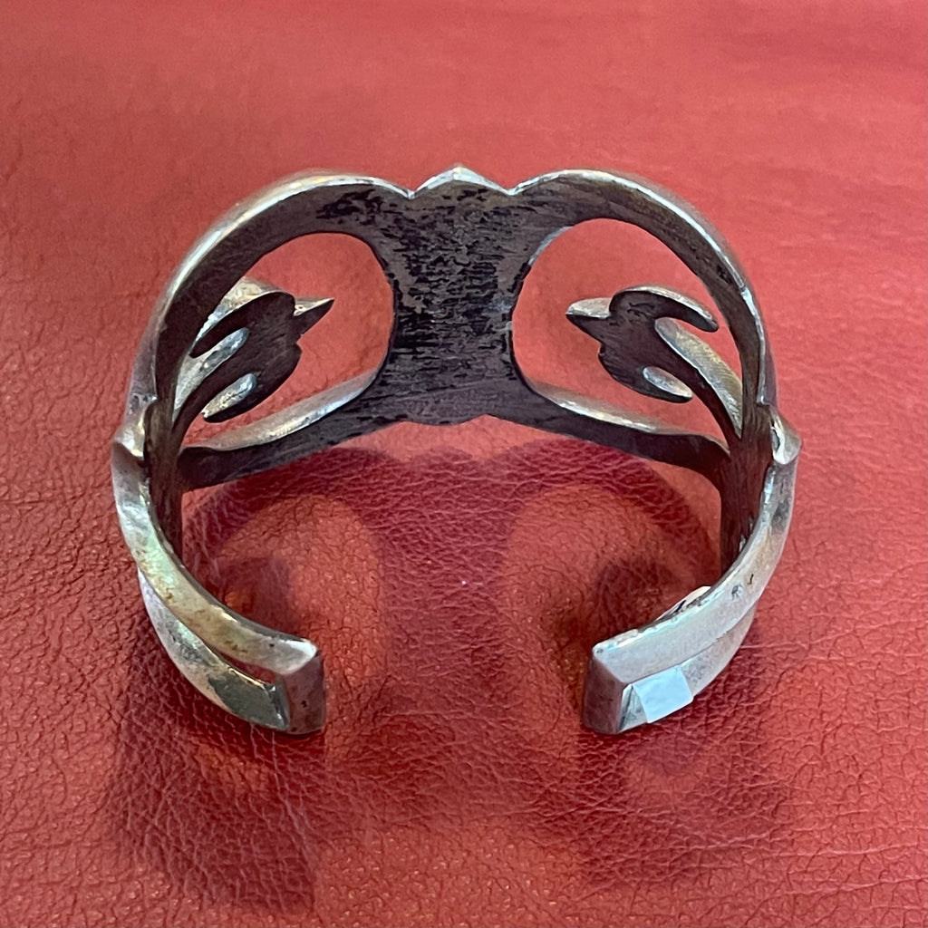 Antique Native American Sandcast bracelet, Navajo sandcast