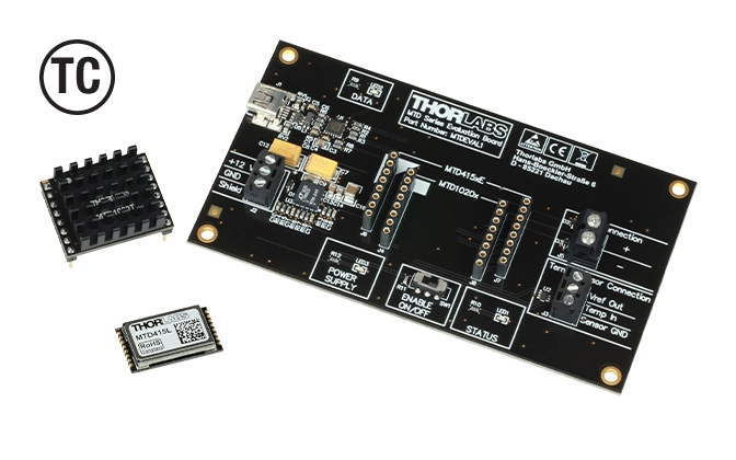 Thorlabs · 組み込み用温度コントローラー、SMTまたはTHTパッケージ