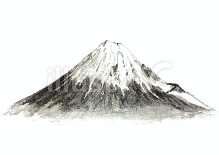 手描き》富士山イラスト - No: 2255345｜無料イラスト・フリー素材なら