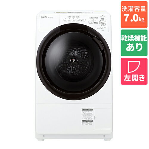 楽天市場】シャープ sharp es-s7e-wr ドラム式洗濯乾燥機の通販