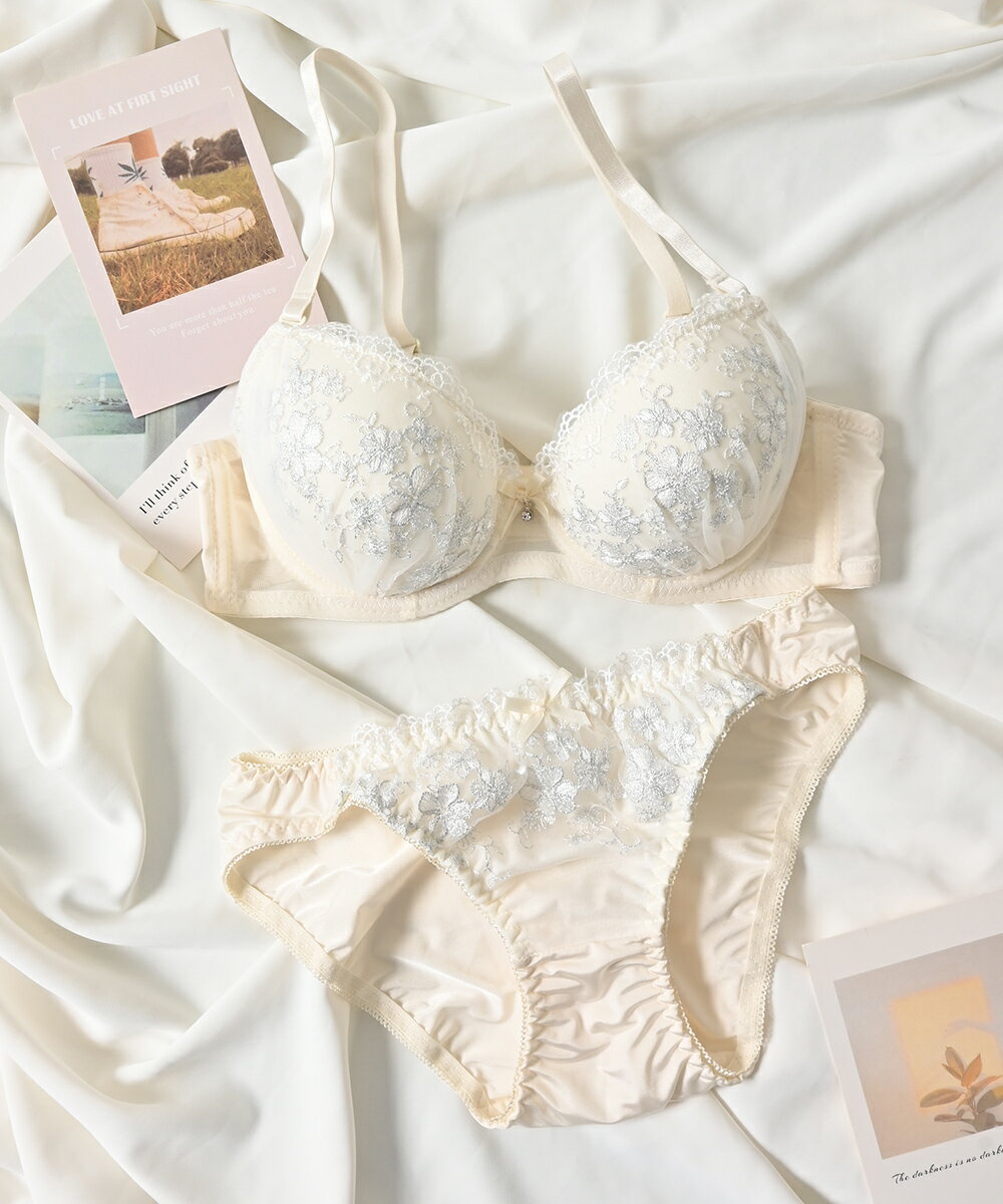 楽天市場】(jk)（カラーホワイト）（ブラジャー&ショーツ｜セット