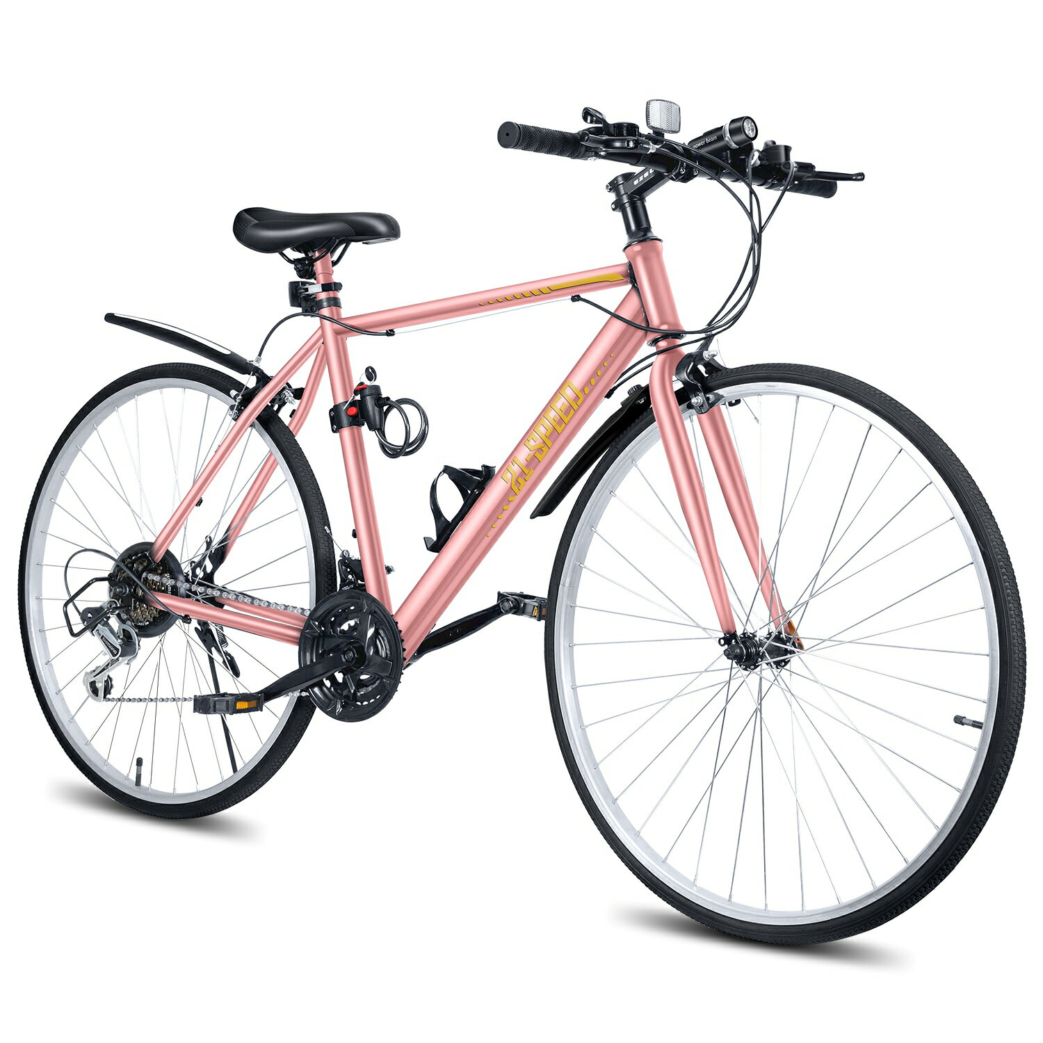 楽天市場】クロスバイク（カラーピンク）（自転車・サイクリング