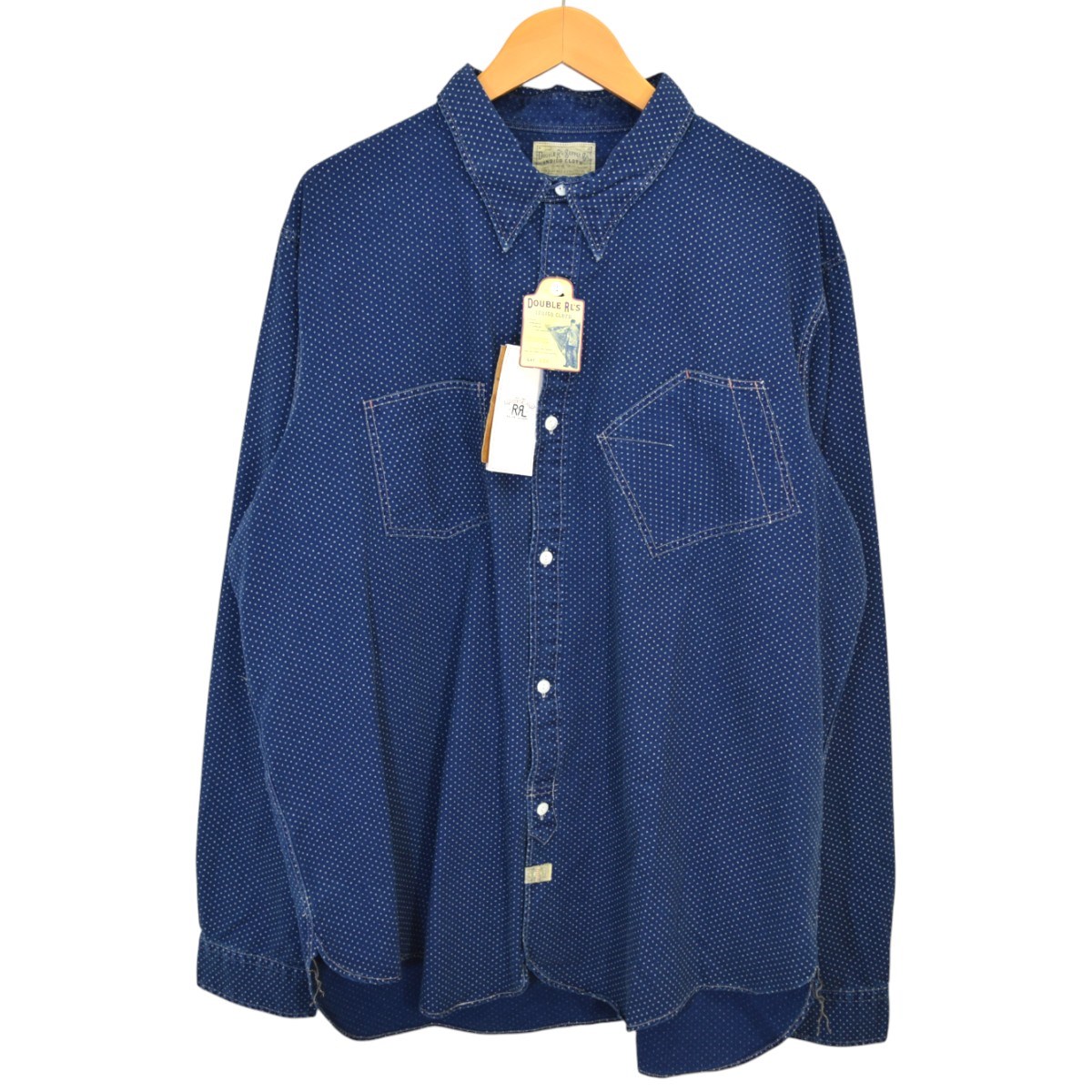 楽天市場】rrl インディゴ シャツ l（メンズファッション）の通販