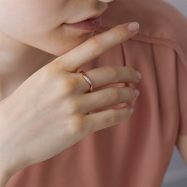 K18ピンクゴールドリング | 112141143103 | 【公式】4℃ジュエリー