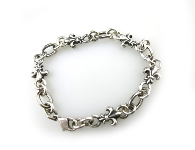 PATRICK COX 百合モチーフチェーンブレスレット パトリック・コックス