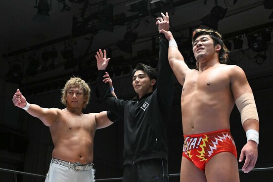 写真：【新日本】DDT武知海青 海野翔太＆上村優也とトリオで1・4